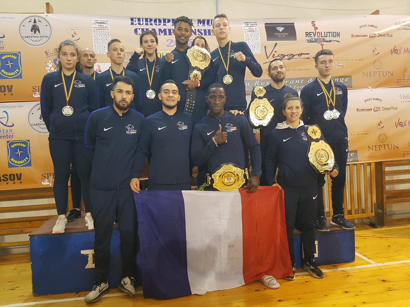resultat equipe national afmt championnat europe 2018